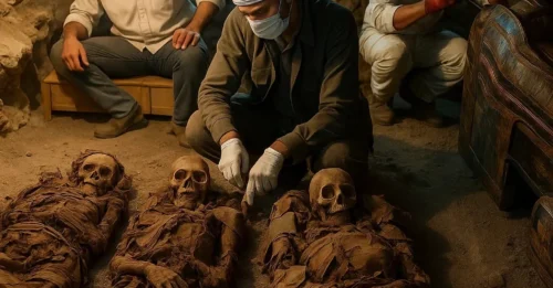 The 3,500-year-old statue of a royal goldsmith and his wife — and the mystery of the ancient tomb just unearthed beneath the sands of Luxor.