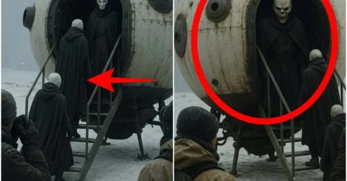 THEY FOUND IT! Explorers Capture Images of Mysterious Beings Boarding UFO