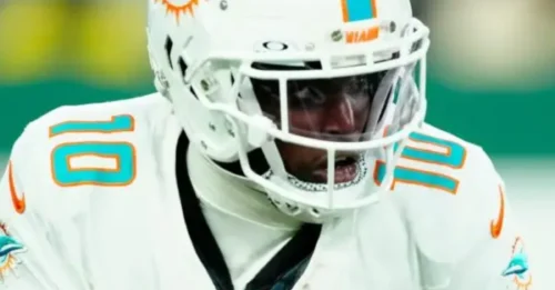 Tyreek Hill vows allegiance to Miami Dolphins despite trade rumors swirling around his future.