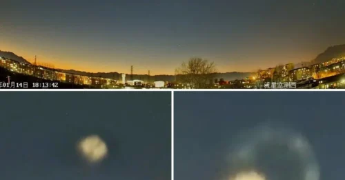 A strange light over Beijing suddenly split into three crafts, vanishing into the clouds—leaving behind silence and endless questions.