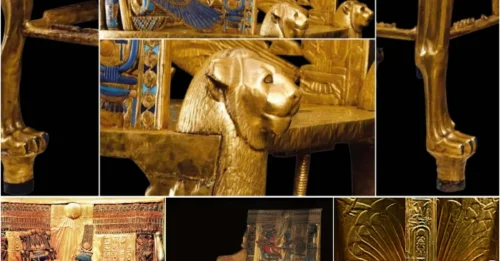 Discover the secret of Pharaoh Tutankhamun’s throne dating to 1332 BC discovered at the Valley of the Kings cemetery