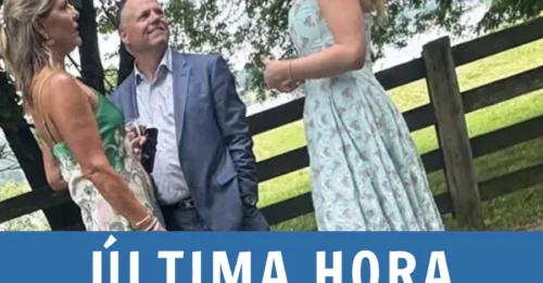 Taylor Swift y Travis Kelce vistos en la boda de su primo en Nashville