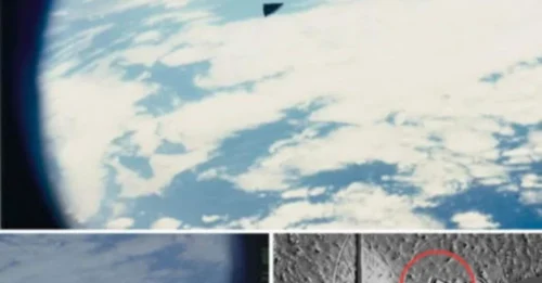 Cosmic Enigma: NASA’s SnapsH๏τ of Triangular UFO in Earth’s Orbit Stirs Boundless Curiosity, Spawning Infinite Theories on Its Extraterrestrial Origins