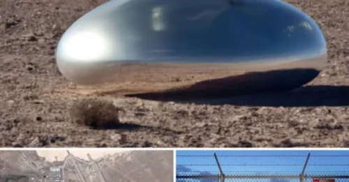A whistleblower claims a metallic, SUV-sized egg-shaped UFO is hidden at Area 51—sparking fears of alien tech long kept from the public.