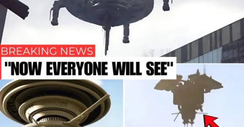 Space Technology: City in Fear as Giant UFO Machine Hover Over City