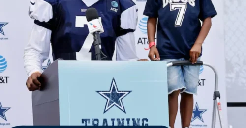 The clock is ticking, and Trevon Diggs isn’t just playing defense—he’s aggressively pursuing fatherhood!