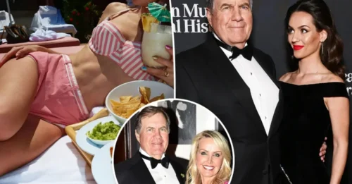 Jordon Hudson toma el sol en un bikini vintage de los años 60 después de hacerle sombra a la ex de Bill Belichick