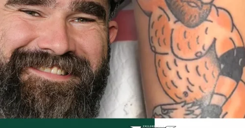 Turns out, the story behind Jason Kelce’s bold tattoo is an absolute, unbelievable mess!