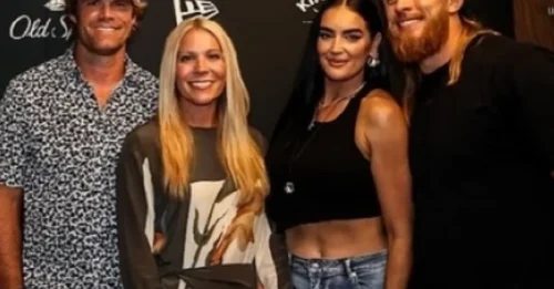 49ers’ George Kittle and wife Claire party with Taylor Swift at TEU