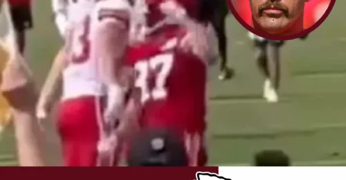 Violence among Chiefs stars: Travis Kelce furiously punches teammate, but instead of being outraged, Mahomes is... amused?