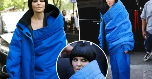 All of Paris Stunned as Lisa Rinna Wears Balenciaga and Alien-Like Bowl Cut at Fashion Week