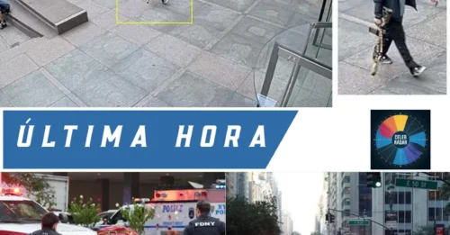 Un tirador con un rifle de asalto mata a cuatro personas, incluido un policía, en una aterradora masacre en el centro de Nueva York.