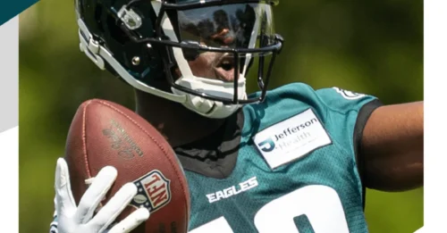 Brutally Cut, Speedy WR Shocks Everyone with Eagles Return: 2,300 Yards & 23 Touchdowns!