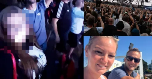 Un fan de Oasis que murió al caer en Wembley es visto en una desgarradora foto en un concierto antes de la tragedia, mientras su sobrina le rinde homenaje.