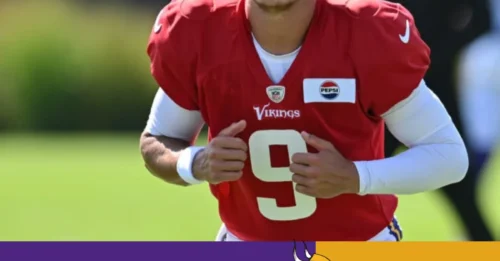 Rookie QB J.J. McCarthy Sends Fans Into Frenzy With One Simple Gesture in Preseason Debut!
