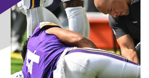 Not only painful, the former Cardinals WR’s injury also gave the Vikings a scare!