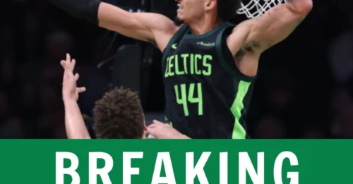 ROSTER BOMBSHELL: Celtics Suddenly Release 6'10