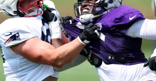 Joint Practice Horror Show: Vikings' Defense Humiliates Patriots' Struggling Offensive Line