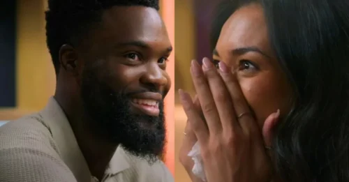 A betrayal live on air: Groom-to-be leaves his fiancée in tears as he casually walks out the door