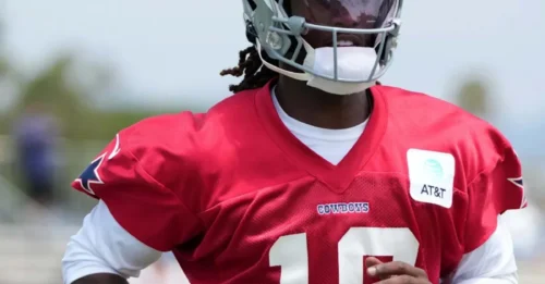 Cowboys Stun Fans: Controversial QB Secures Backup Role Behind Prescott in Stunning Camp Turnaround.