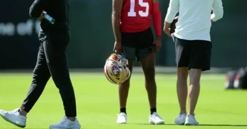 49ers' Jauan Jennings Sparks Contract Fury with Cryptic Offset Lyric Post.
