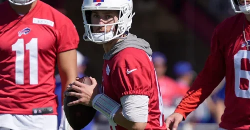 Front Office Bombshell: Bills Ship Backup QB to Vegas in Stunning Draft Capital Swap.