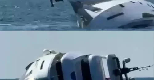 Horror: un yate de lujo de 700.000 libras volcó y se hundió momentos después de su viaje inaugural frente a un destino vacacional británico