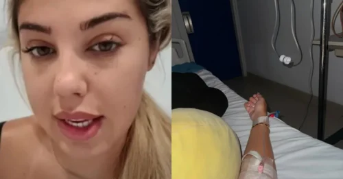 Unable to take a single step, the Love Island star faces a terrifying ordeal in the hospital