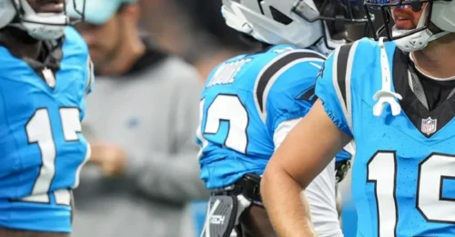 NFL Bombshell:  Adam Thielen's Shocking Trade Demand from Panthers Exposed by Teammate Xavier Legette.