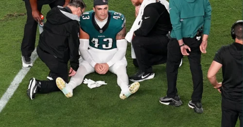 Eagles Stunned: Rising Fullback Ben VanSumeren Injured Immediately After Whistle