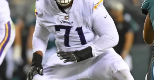 Minnesota's Worst Fear Realized: Christian Darrisaw's Official Status for Bears Game Revealed in Crushing Blow to Vikings' Offense.