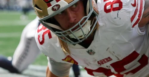 Heartbreak in San Francisco: Another lower-body injury sidelines George Kittle for multiple weeks of the 2025 season