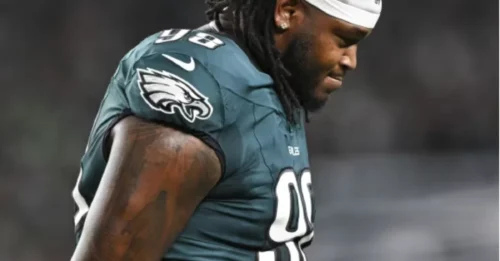 Eagles' Narrow Escape: Jalen Carter Avoids League Hammer suspension After Shocking Spitting Incident.