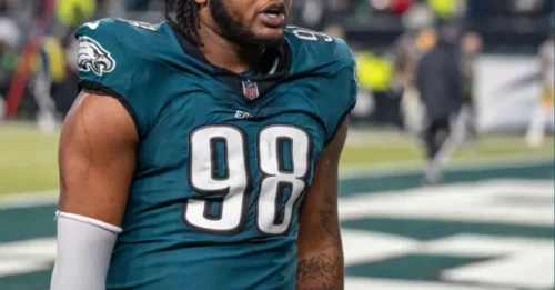 Shocking Spitting Incident: NFL Comes Down Hard, Fines Eagles' Jalen Carter $57K After Altercation with Dak Prescott