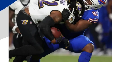 BILLS NIGHTMARE: Star Player walking boot and Scooter After Brutal Ravens Game, Season in Jeopardy.