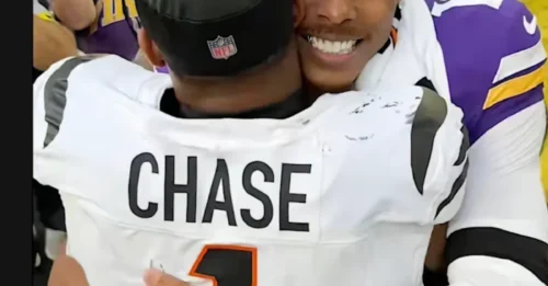 CRYPTIC EXCHANGE: Jefferson & Chase's Postgame Whispers Send Vikings, Bengals Fans Into a Frenzy