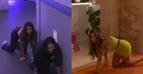 The MOST UNBELIEVABLE Crossover of the Year: Love Island's Ekin-Su and Selling Sunset's Bre Tiesi Get 'Intimate' on the Floor of a Big Brother-Style Gameshow!