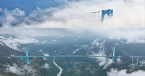 El puente más alto del mundo, que duplica la altura de la Torre Eiffel, finalmente se inaugura… reduciendo el tiempo de viaje de 2 horas a 2 MINUTOS
