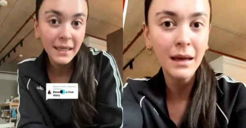 The moment she spotted a 'creep' lurking in the children's park, this Love Island star made a CALM and DECISIVE move to protect the kids.