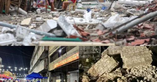 Al menos 69 muertos tras un terremoto de magnitud 6,9 en Filipinas mientras los rescatistas se esfuerzan por encontrar supervivientes bajo los escombros.