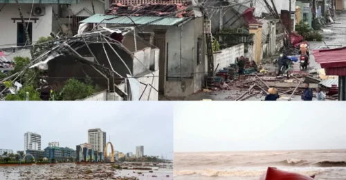 Una supertormenta mortal con vientos de 133 km/h deja nueve muertos y decenas de desaparecidos mientras el tifón Bualoi azota Vietnam