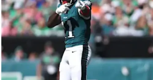AJ Brown’s Eagles Future in Jeopardy After “Crisis” Meeting — League Sources Say Trade Buzz Is REAL as 3 Teams Reportedly Made Early Calls