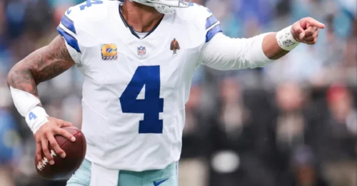 DALLAS' DISASTER: Dak Prescott makes unfortunate NFL history in Cowboys' brutal loss to Panthers