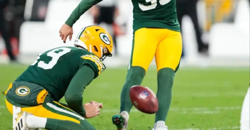 PACKERS' GAMBLE PAYS OFF: Unknown Kicker Lucas Havrisik Stuns Lambeau, Boots Game-Winner 50-Yard Rocket After Just Seven Days in Green and Gold.