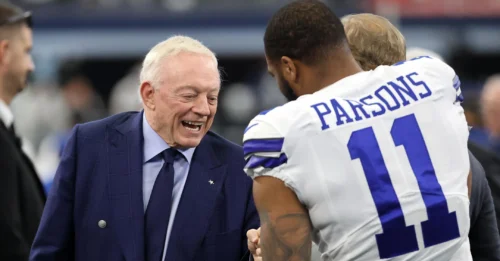 Micah Parsons subtly mocked Jerry Jones with a six-word message after the Packers' win over the Cardinals.