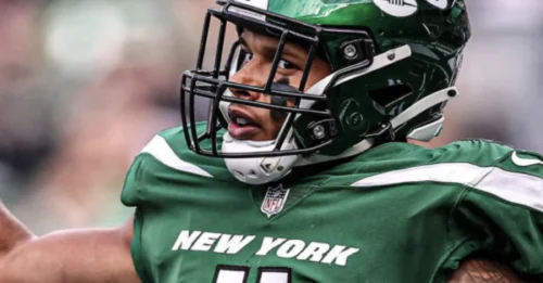 COME AND GET IT - San Francisco, The 'Tackle Machine' Is Yours — Jets' linebacker, recording a seismic 55 tackles for just $13 million.