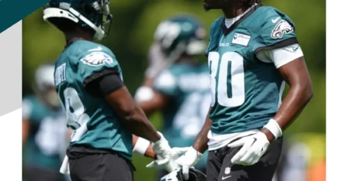 THE PRODIGAL EAGLE RETURNS. The wide receiver who set the offseason ablaze is officially back in Philadelphia.