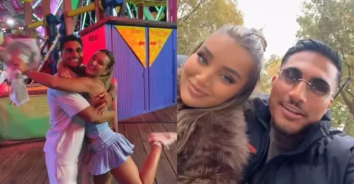 CAN'T HIDE IT! Just weeks after her split, the Love Island hot girl has officially 'claimed' her handsome co-star - And they're SO into each other!