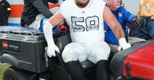 DISASTER STRIKES: Raiders' Offensive Line Shaken as Powers-Johnson Faces Potential Season-Ending Ankle Injury, Per AP Source