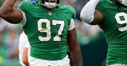EAGLES' ANONYMOUS GIANT: The 292-Pound 